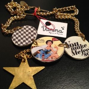 Gold coin necklace from Lebanon