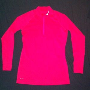 NIKE ✔ Hot Pink Dri-Fit Running Top