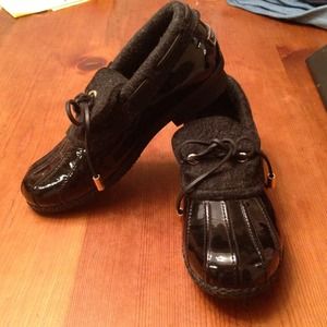 (NEW) Wool-lined Tory Burch slip ons.