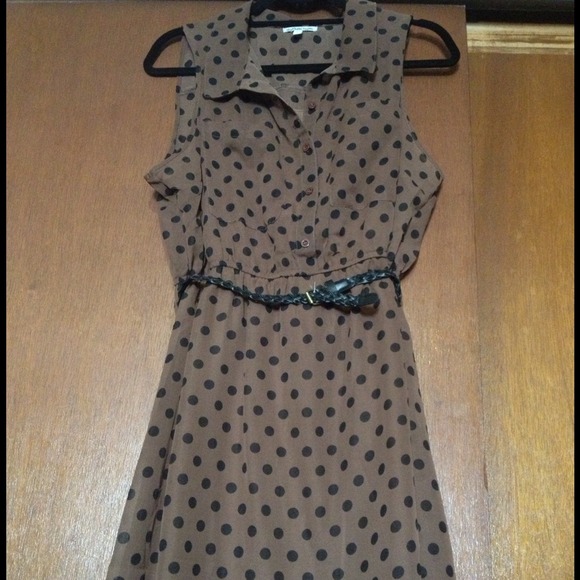 SOLD Bundle it ‼️dress brown and black polka dots