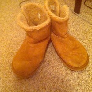 Tan boots
