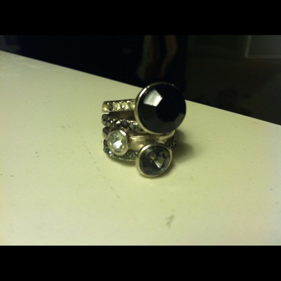 Stackable Black Ring