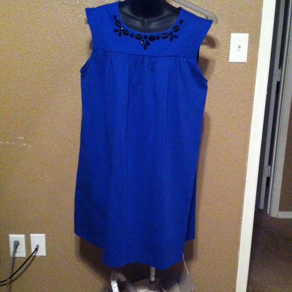 Elle cobalt blue dress