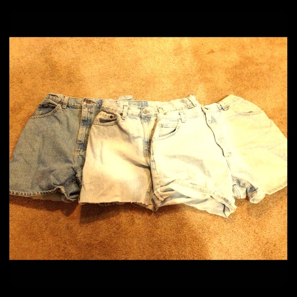 High waisted shorts
