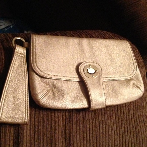 SOLD Cute gold clutch