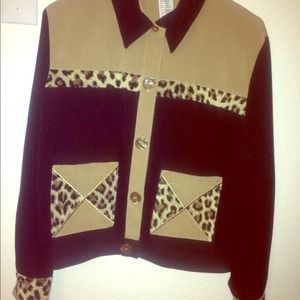 Cheetah blazer