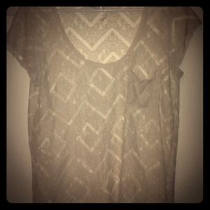 White pattern shirt