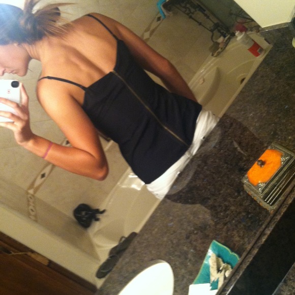 Black ruffle shirt - Picture 2 of 2