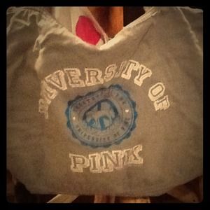Reversible Pink Victoria's Secret tote