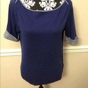 BLUE SHIRT PERFECT JEANS OR KHAKIS