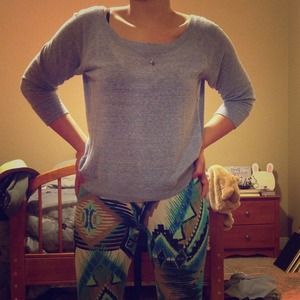 Relaxed light blue AE sweater