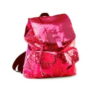 Pink Sequins Backpack