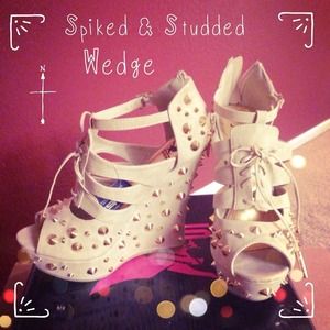 Spiked & Studded Wedge
