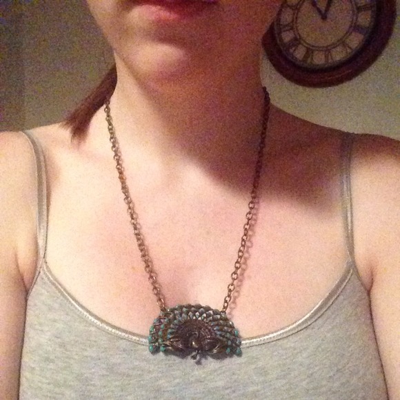 Peacock necklace - Picture 2 of 4