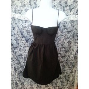 Victoria's Secret Black Corset Dress