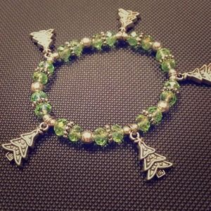 Tree beaded bracelet