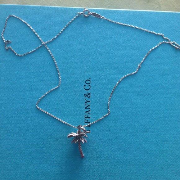 Sold sold Authentic Tiffany palm tree and chain