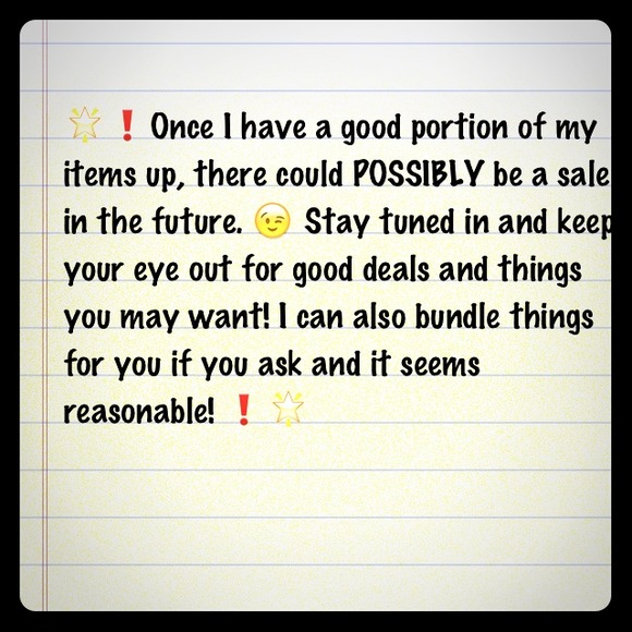 🌟 SALE IN THE FUTURE POSSIBLY???? 🌟