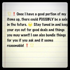 🌟 SALE IN THE FUTURE POSSIBLY???? 🌟