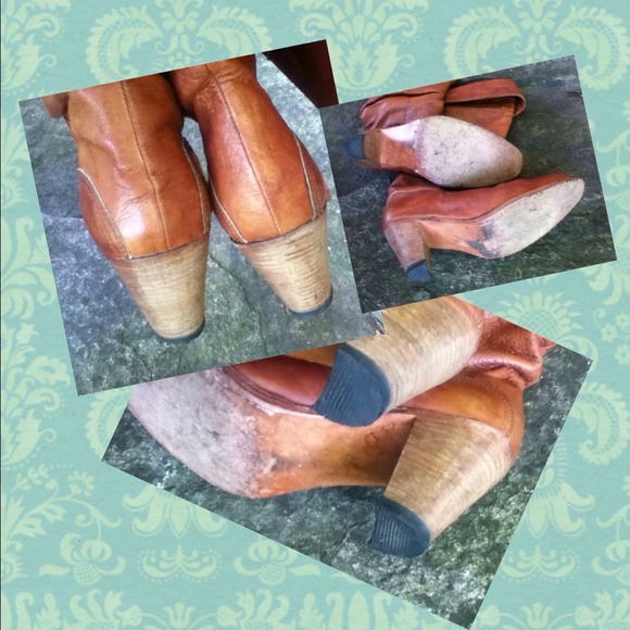 🚫Sold🚫Frye boots! Leather mid-calf/knee-high - Picture 3 of 4