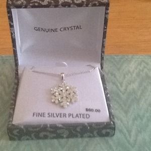 Snow flake necklace
