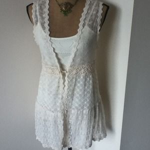 Major Price Reduction Lace Boho Inspired VEST