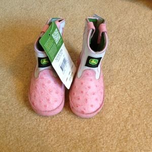John Deere infant boots