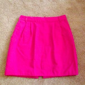 Hot pink skirt