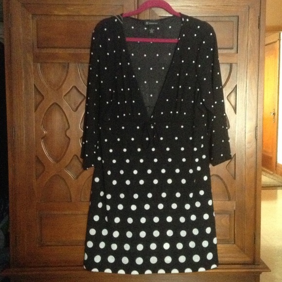 INC polka dot dress