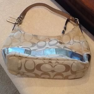 Coach multi color handbag