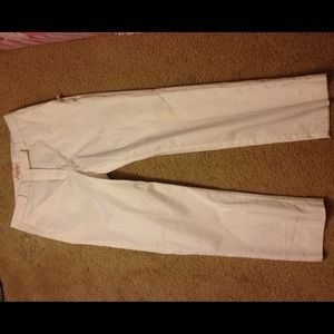 HM work pants, white, size 2