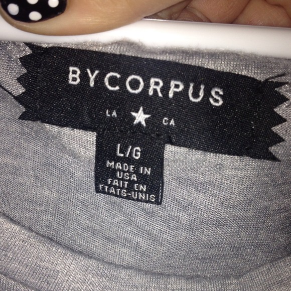 UO by corpus grey baby doll top - Picture 3 of 4