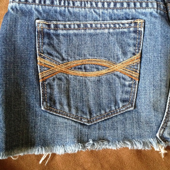 Abercrombie & Fitch blue jean skirt - Picture 4 of 4