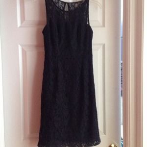 Banana Republic Black Laced Dress