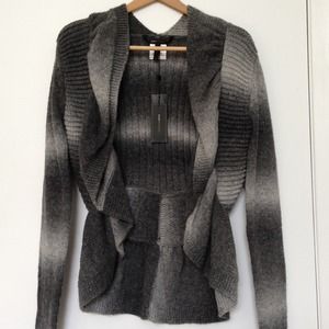 NWT BCBC GRAY OMBRÉ SWEATER