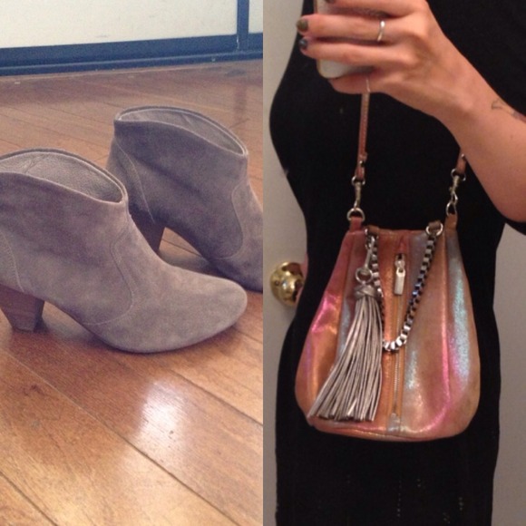 Pembrook booties and topshop bag bundle.