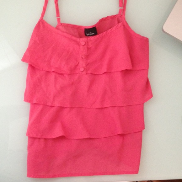Cute pink layered cami
