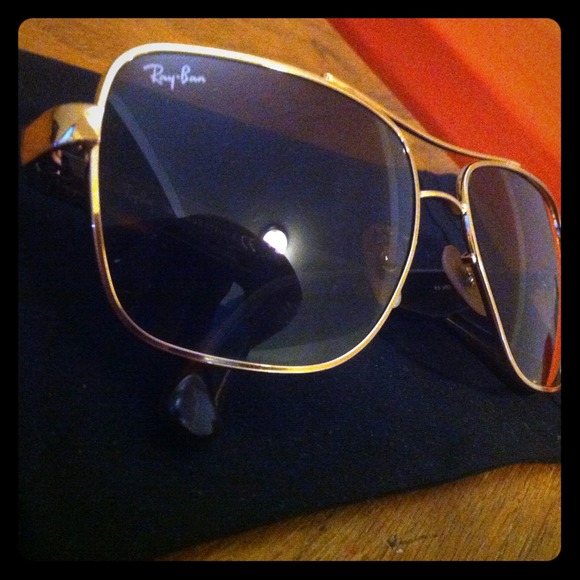 Gold/marble brown Ray-Ban