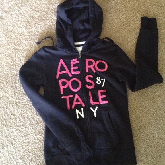 Black hoodie.