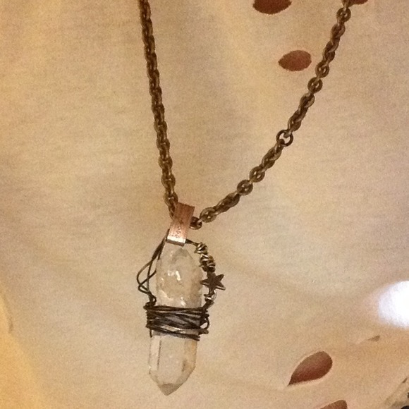 🔒RESERVED🔒Quartz Crystal Necklace
