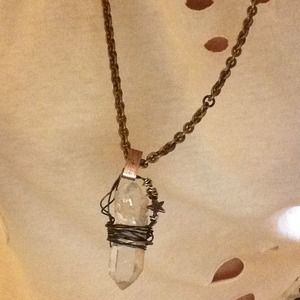 🔒RESERVED🔒Quartz Crystal Necklace