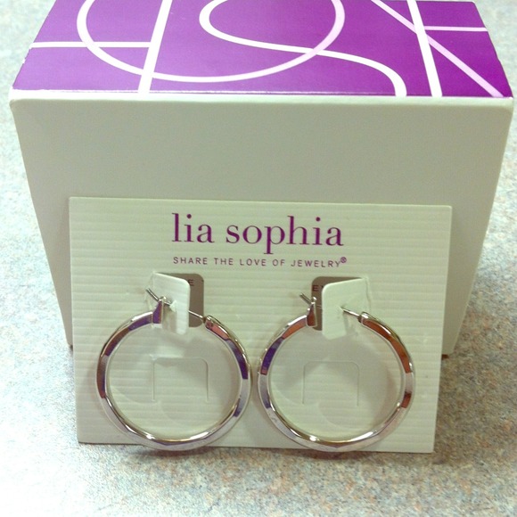 Lia Sophia pretty and simple hoops