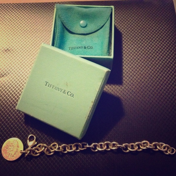 Authentic tiffany & co. charm bracelet