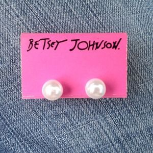 Betsey Johnson Pearl Earrings