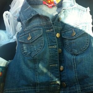 Denim vest!