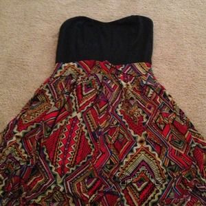 SOLD strapless summer dress