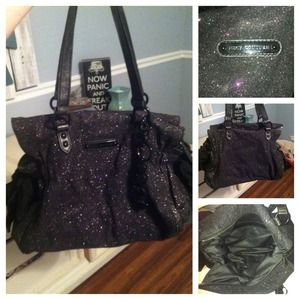 Juicy Couture black sparkle purse