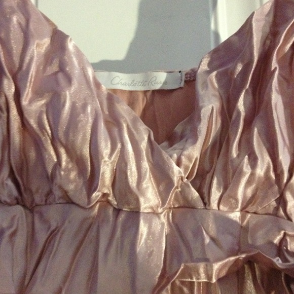 ***Pink Shimmery Babydoll Top*** - Picture 3 of 4
