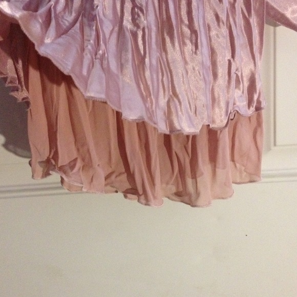 ***Pink Shimmery Babydoll Top*** - Picture 4 of 4
