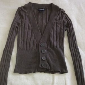 Forest green thin cardigan